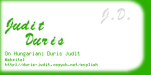 judit duris business card